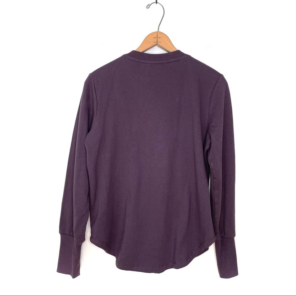 Young Fabulous & Broke | YFB Noelle Lace Up Sweatshirt Purple - Picture 6 of 8